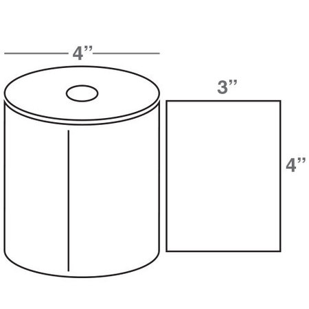 WASP TECHNOLOGIES Thermal Transfer Quad Pack - Labels - Labels ( 500 Per, PK4 633808431068